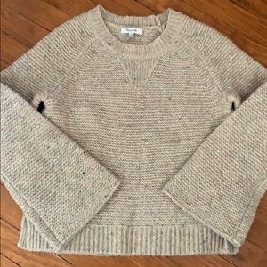 Madewell flared sleeve sweater